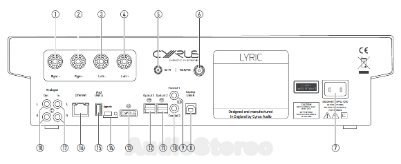 Cyrus Lyric rear panel drawing